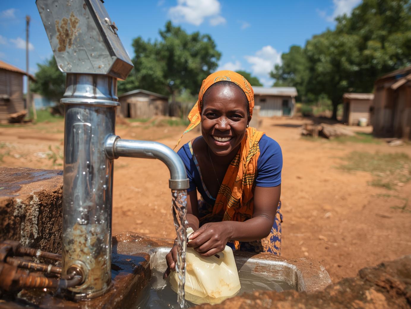 African Clean Water Access water tap