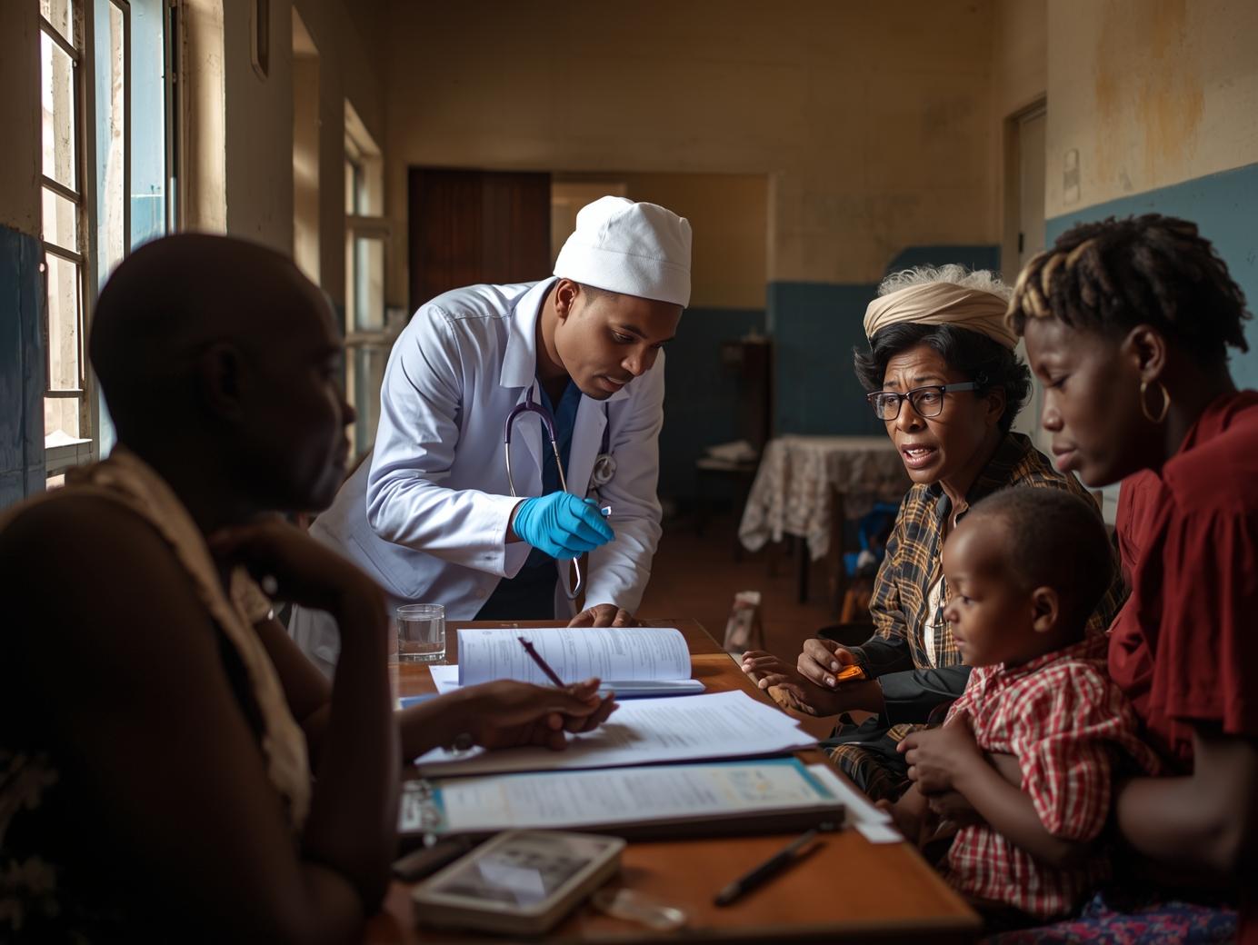 Free Medical Care Provided to Vulnerable Families in Carama (African Burundi)